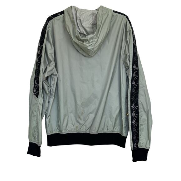 Volcom Green Windbreaker Size Large Raincoat Outdoors Gorpcore Skater Retro - Picture 2 of 9